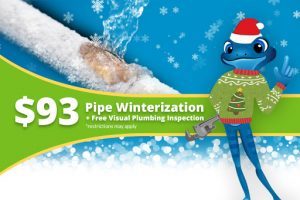 Prevent your home’s plumbing from freezing with pipe winterization.